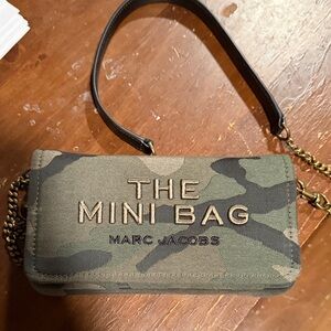 Marc Jacobs Green Camouflage Mini Bag